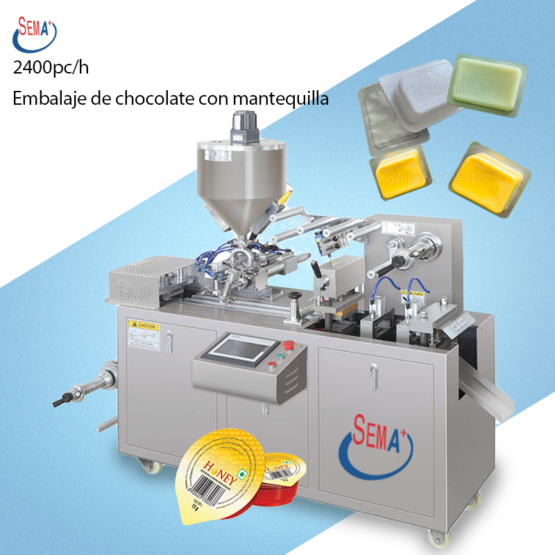 DPP - 80 máquina automática de embalaje blister líquido de mantequilla de miel pasta cosmética de mermelada de pequeña dosis ALU PVC