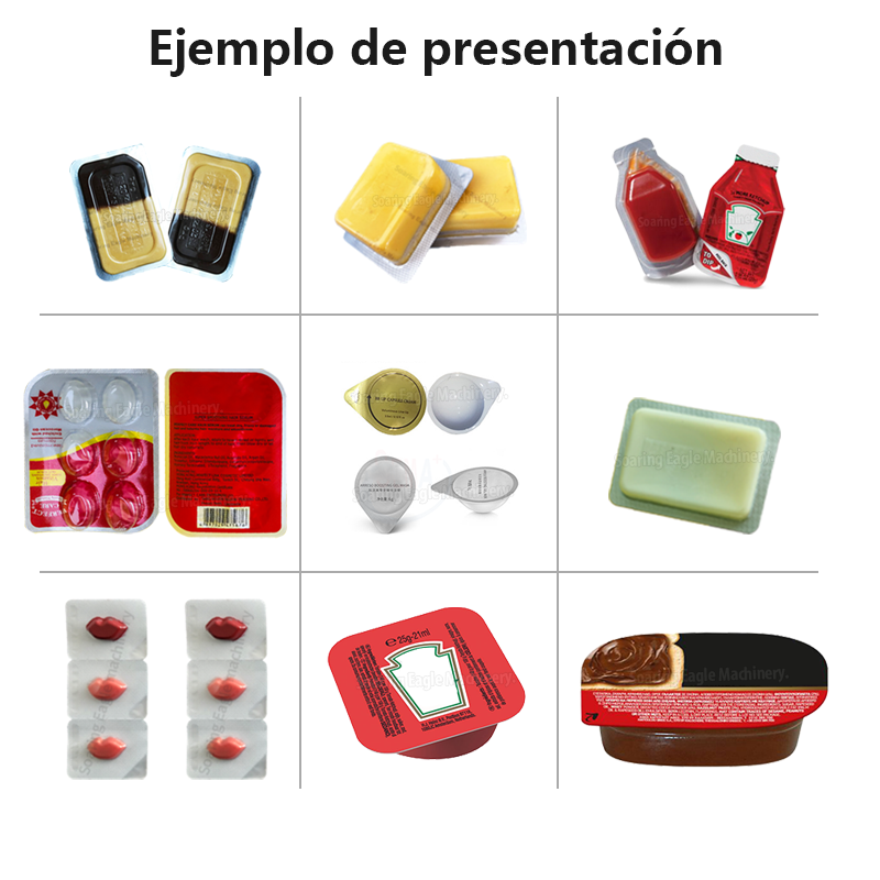 DPP - 80 máquina automática de embalaje blister líquido de mantequilla de miel pasta cosmética de mermelada de pequeña dosis ALU PVC
