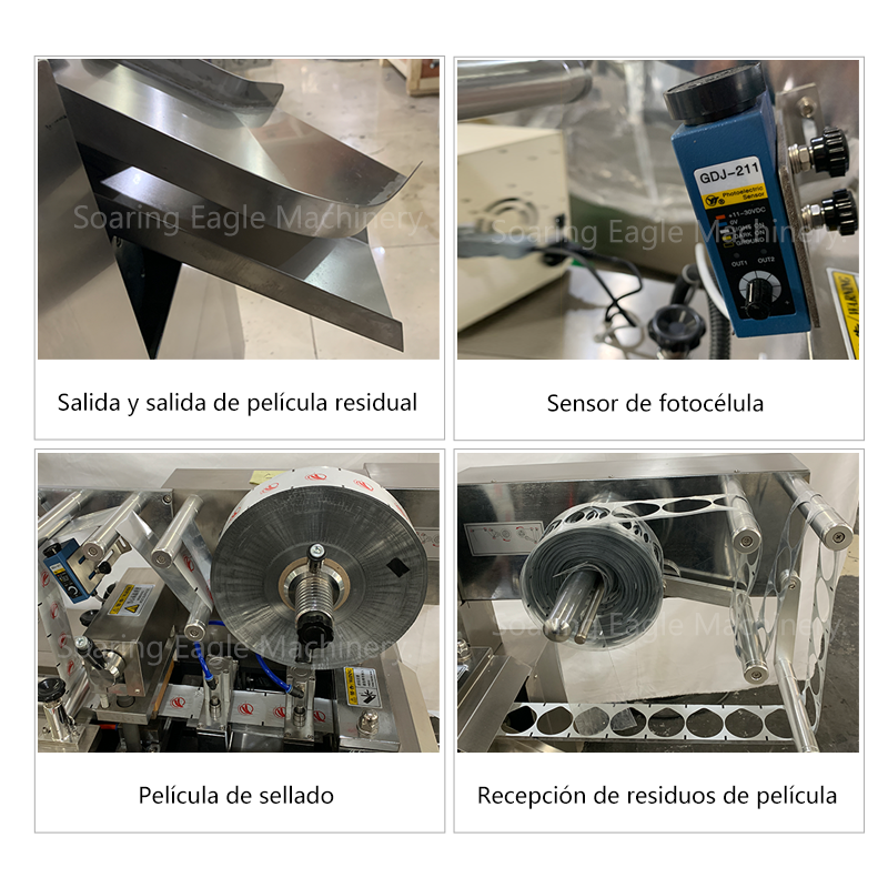 DPP - 80 máquina automática de embalaje blister líquido de mantequilla de miel pasta cosmética de mermelada de pequeña dosis ALU PVC