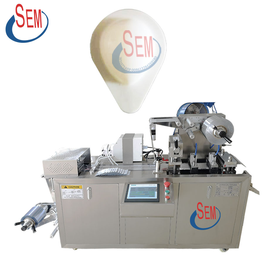 Liquid blister packing machine for chocolate butter  syrup jam honey