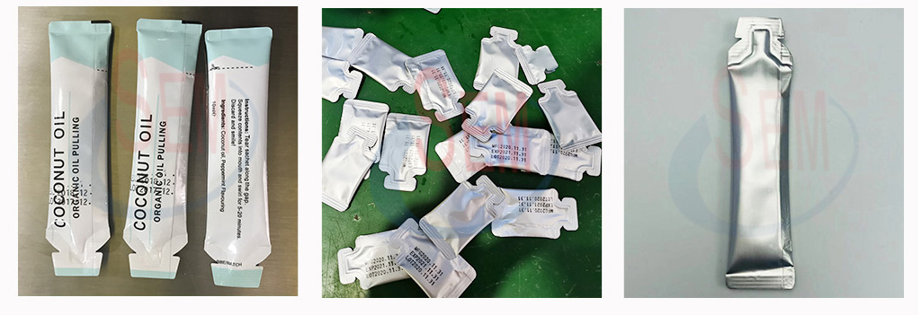 Touch Screen Health Gel Envelope Packing Filling And Sealing Machine