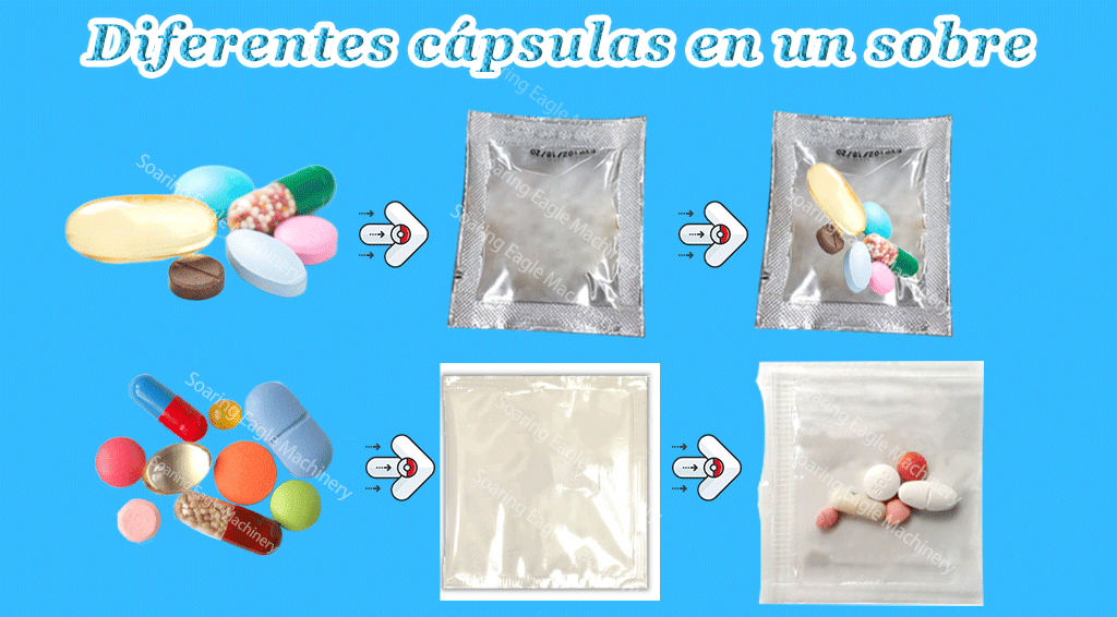 Llenado automático de diferentes tabletas, una pequeña bolsa, fábrica de frijoles de alta velocidad, precio de la máquina de embalaje de bolsas pequeñas