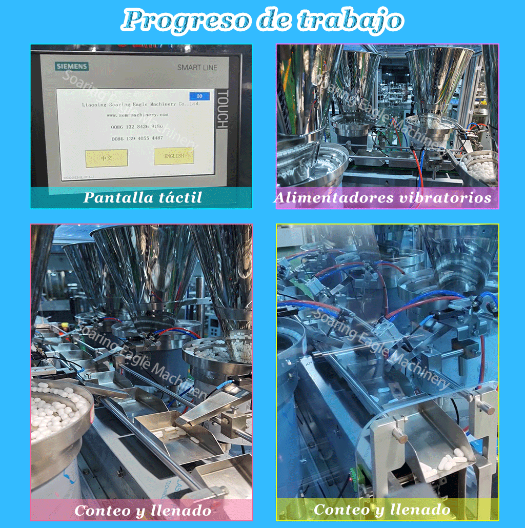 Llenado automático de diferentes tabletas, una pequeña bolsa, fábrica de frijoles de alta velocidad, precio de la máquina de embalaje de bolsas pequeñas