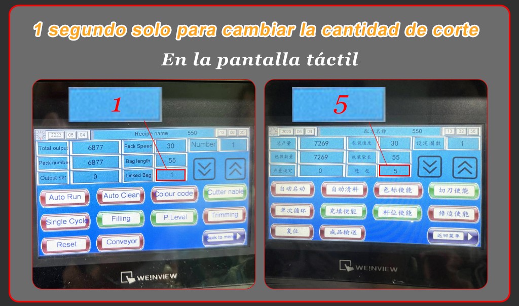 Máquina de embalaje multicapa de 4 pastillas de polvo de proteína de Lactoferrina de azúcar de café en polvo totalmente automática